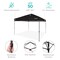 Best Choice Products 10x10ft Easy Setup Pop Up Canopy w/ 1-Button Setup, Wheeled Case, 4 Weight Bags